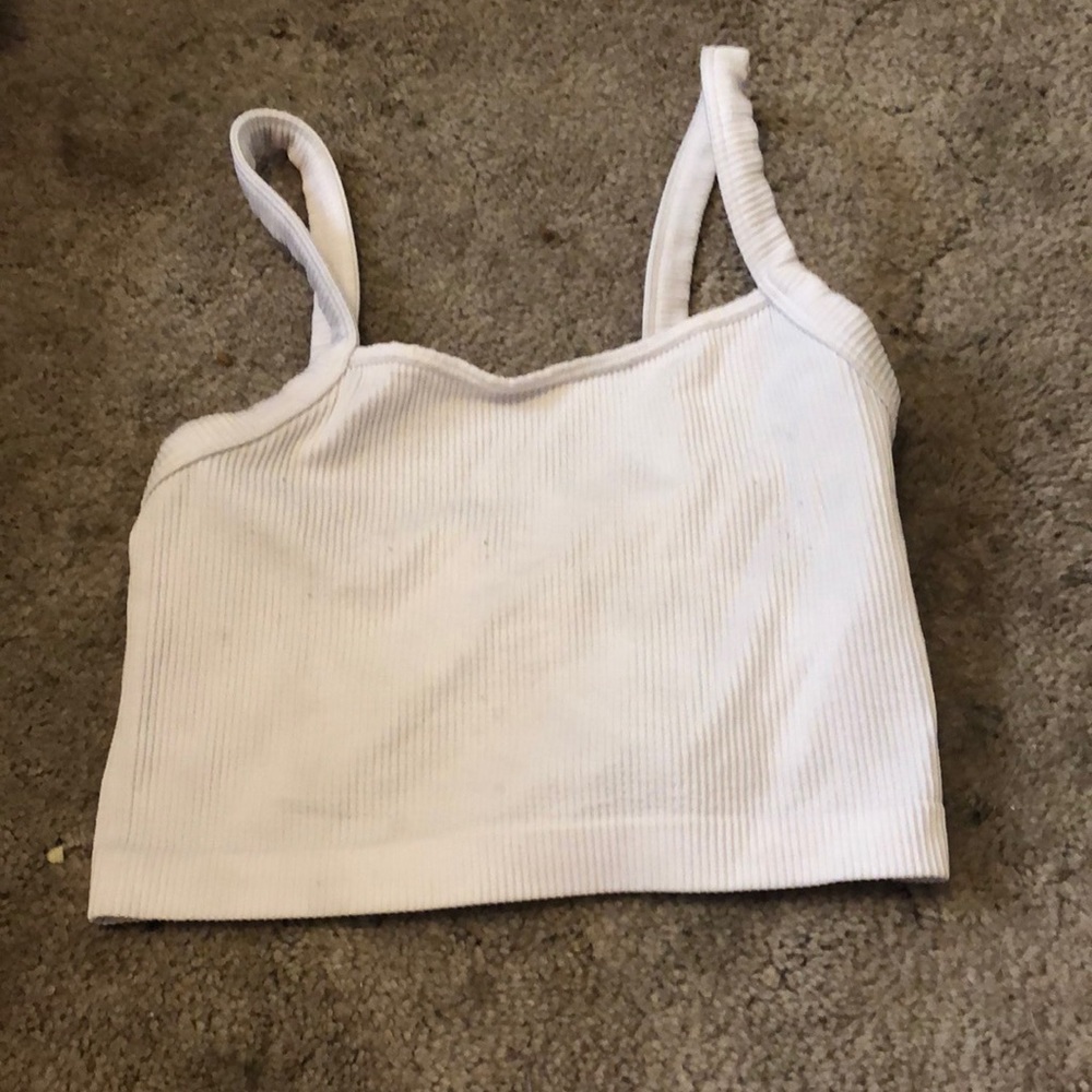 cute white tank